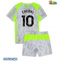Manchester City Rayan Cherki #10 Tredjedraktsett Barn 2025-26 Kortermet (+ Korte bukser)
